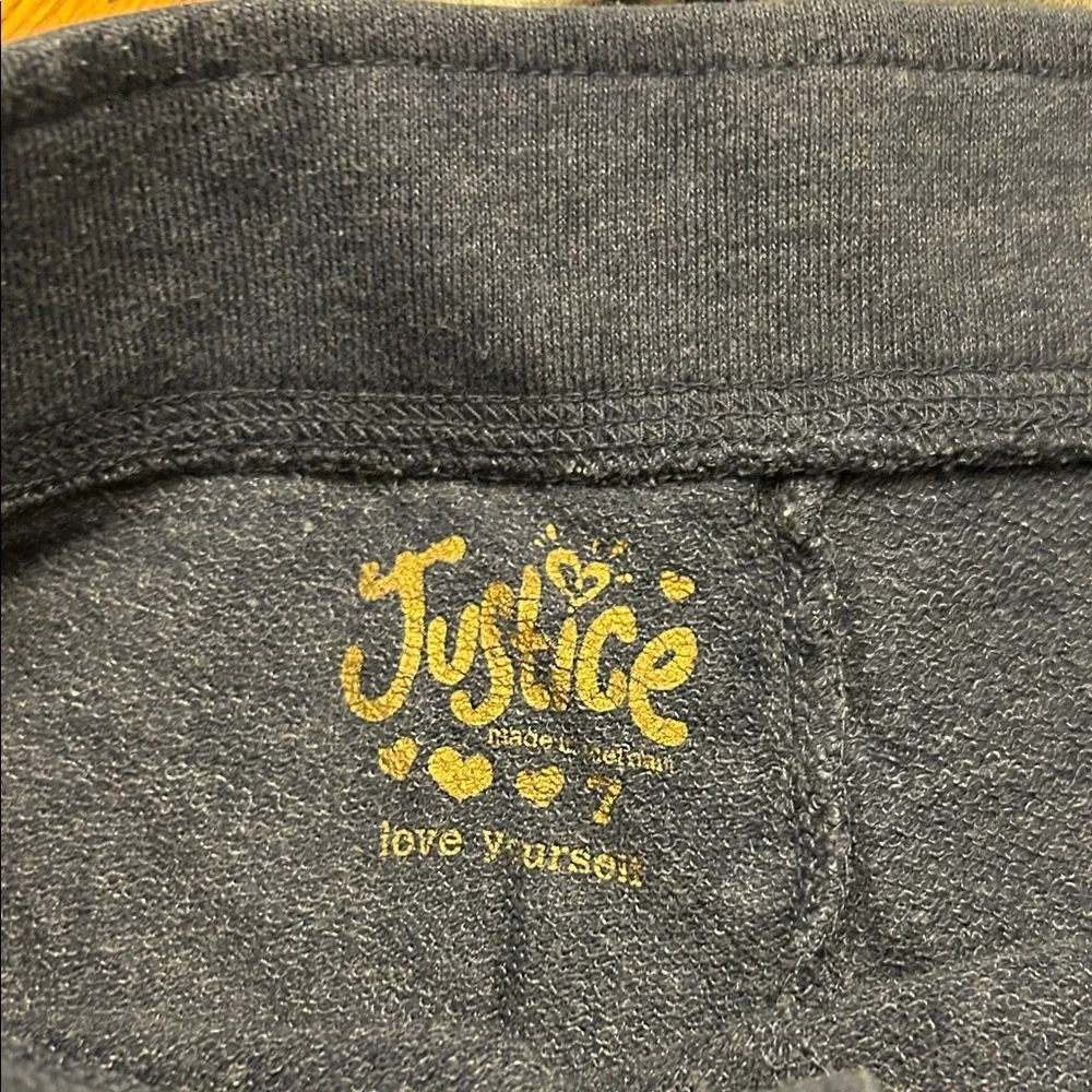 Justice Gray, Black, and Navy Kids Shorts Trio